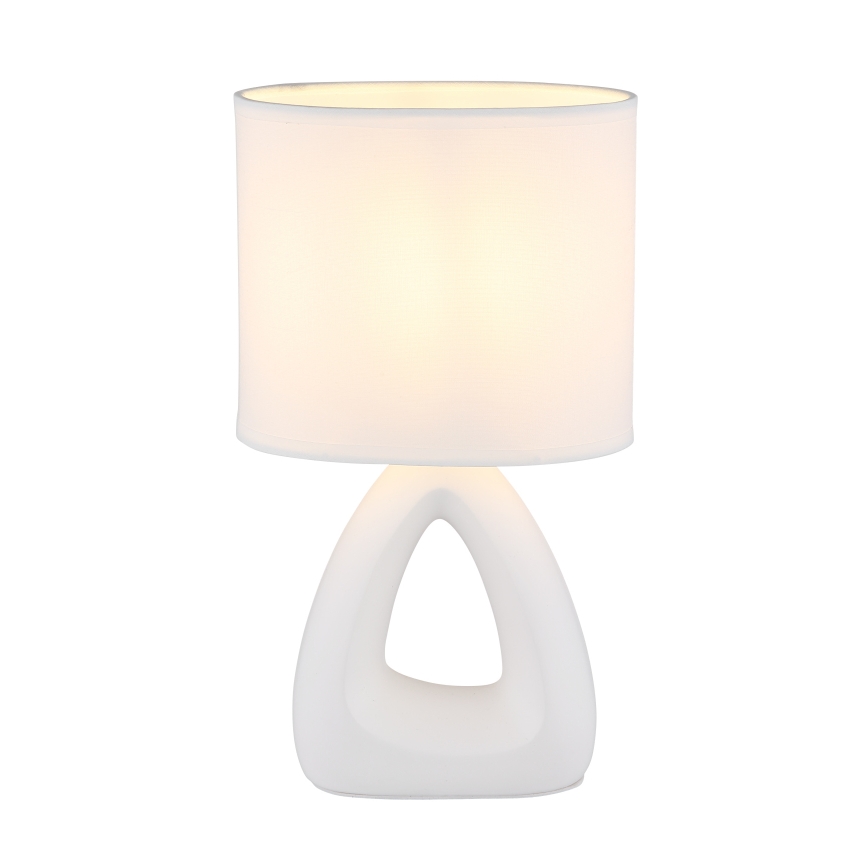 Globo - Stolna lampa 1xE14/40W/230V bijela