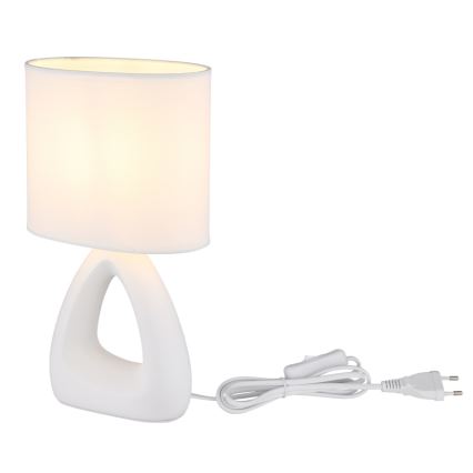 Globo - Stolna lampa 1xE14/40W/230V bijela