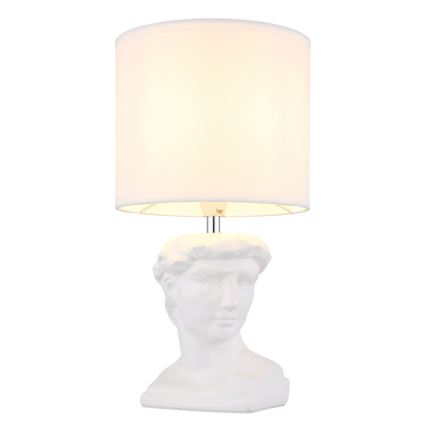 Globo - Stolna lampa 1xE14/40W/230V bijela