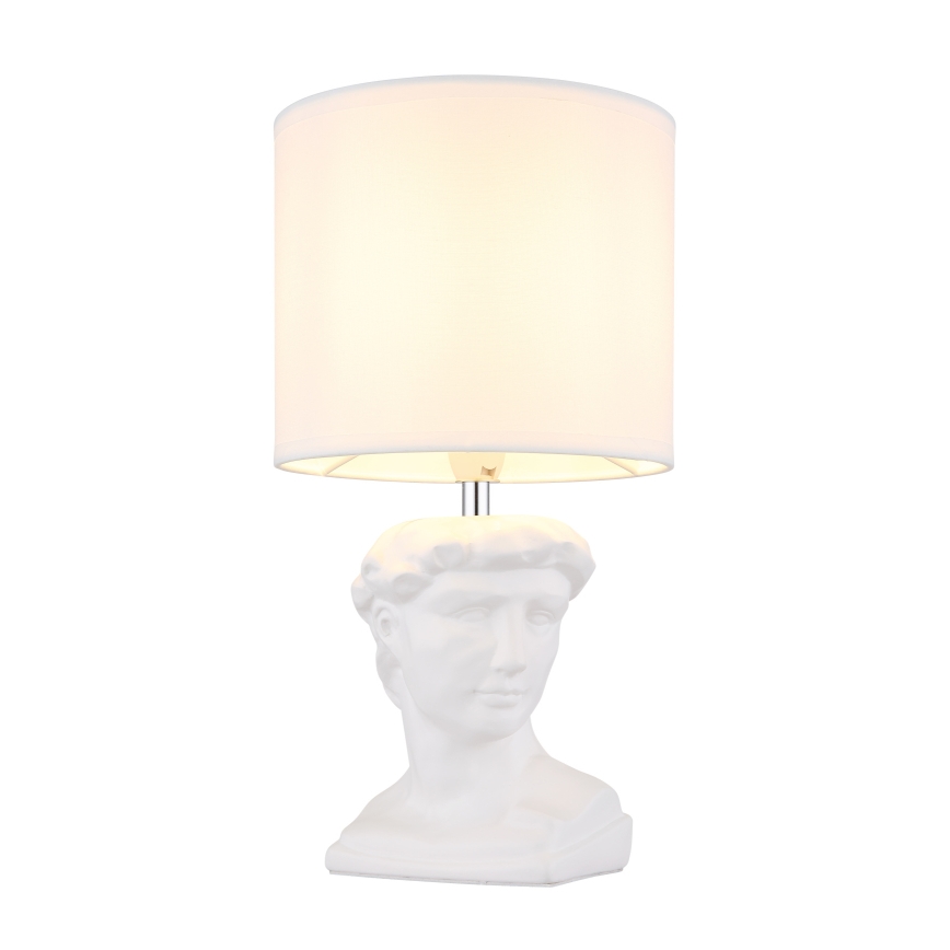 Globo - Stolna lampa 1xE14/40W/230V bijela