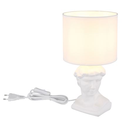 Globo - Stolna lampa 1xE14/40W/230V bijela