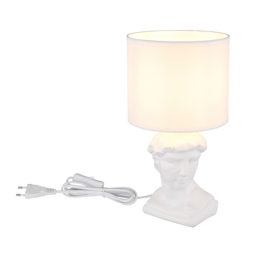 Globo - Stolna lampa 1xE14/40W/230V bijela
