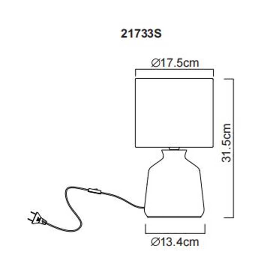 Globo - Stolna lampa 1xE14/40W/230V