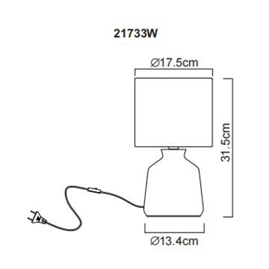 Globo - Stolna lampa 1xE14/40W/230V