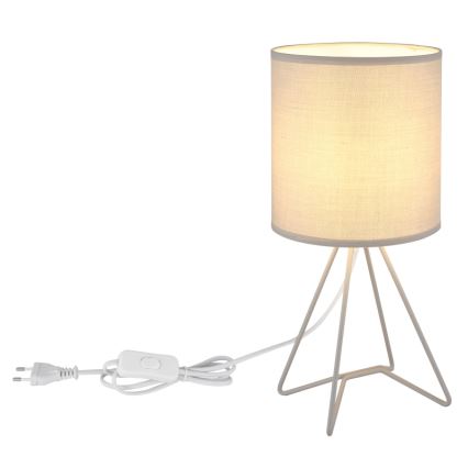 Globo - Stolna lampa 1xE14/40W/230V siva