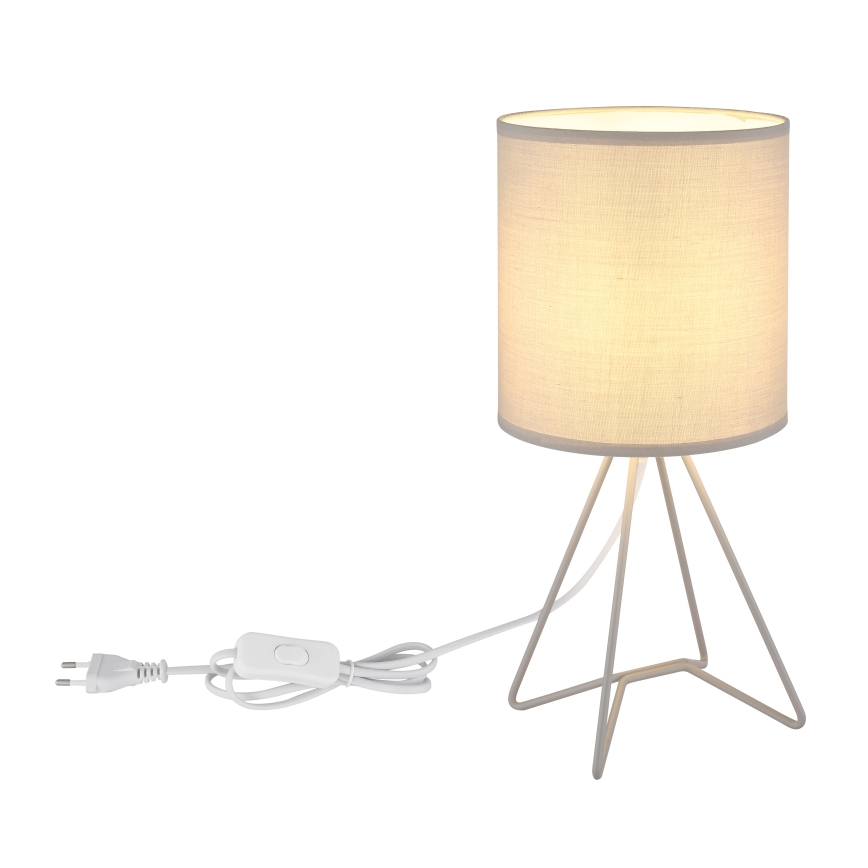 Globo - Stolna lampa 1xE14/40W/230V siva