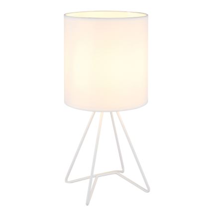 Globo - Stolna lampa 1xE14/40W/230V bijela