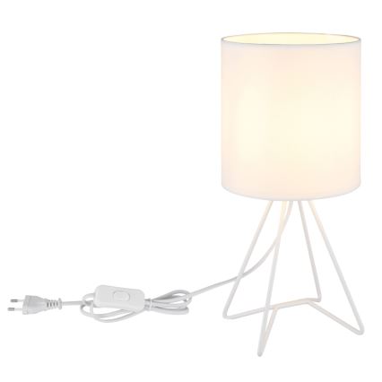 Globo - Stolna lampa 1xE14/40W/230V bijela