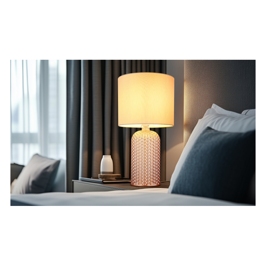 Globo - Stolna lampa 1xE27/60W/230V bež