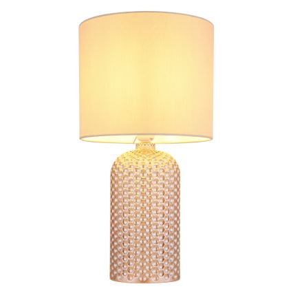 Globo - Stolna lampa 1xE27/60W/230V bež