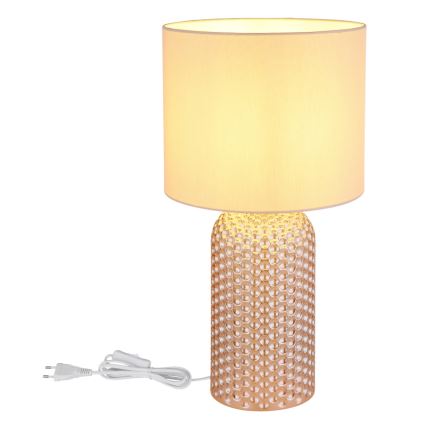 Globo - Stolna lampa 1xE27/60W/230V bež