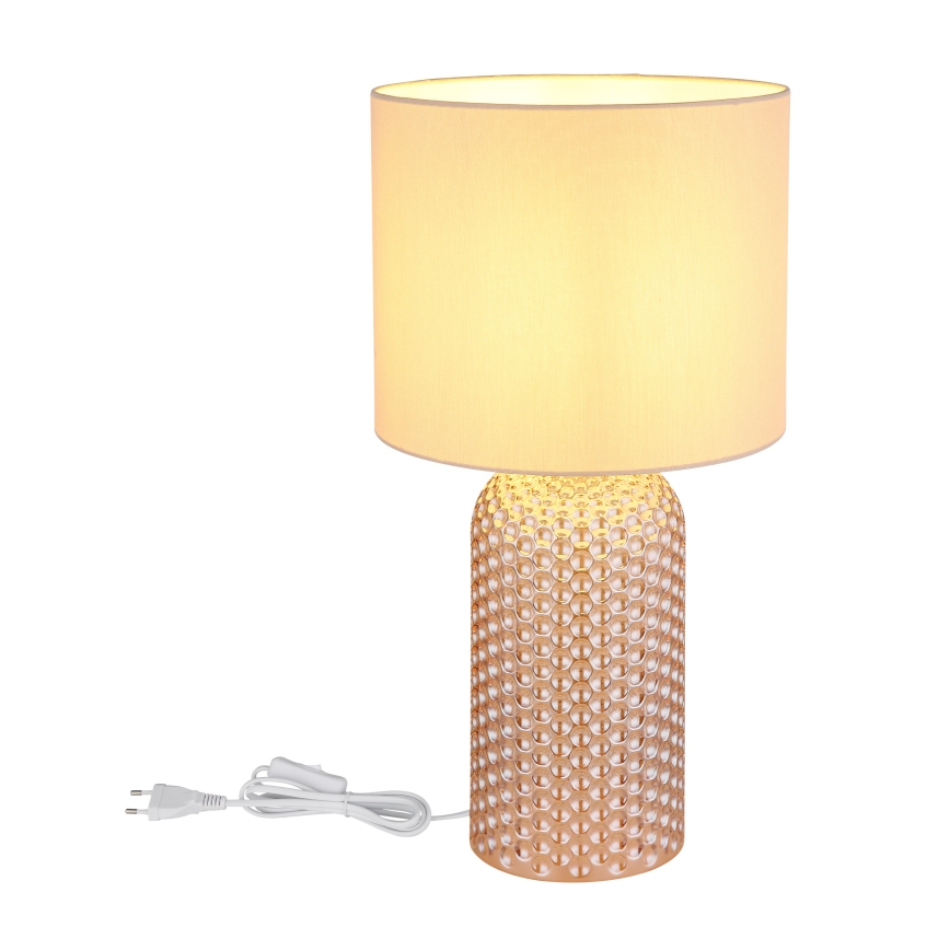 Globo - Stolna lampa 1xE27/60W/230V bež