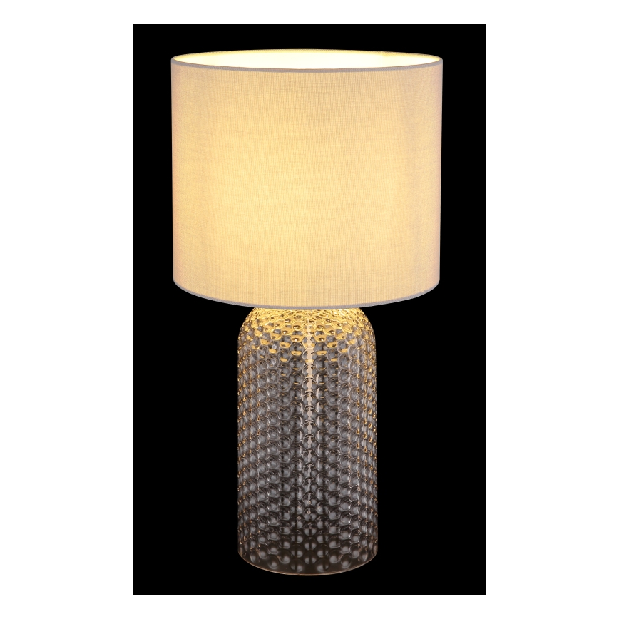 Globo - Stolna lampa 1xE27/60W/230V siva