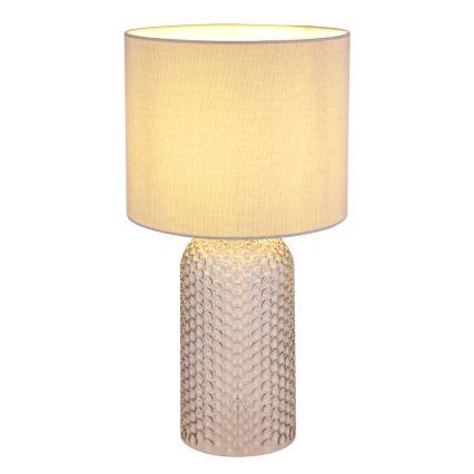Globo - Stolna lampa 1xE27/60W/230V siva