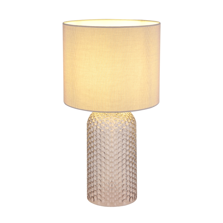Globo - Stolna lampa 1xE27/60W/230V siva