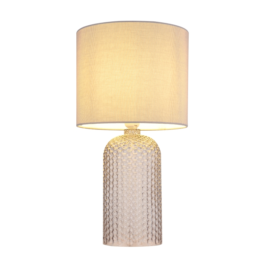 Globo - Stolna lampa 1xE27/60W/230V siva
