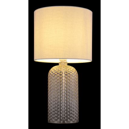 Globo - Stolna lampa 1xE27/60W/230V siva