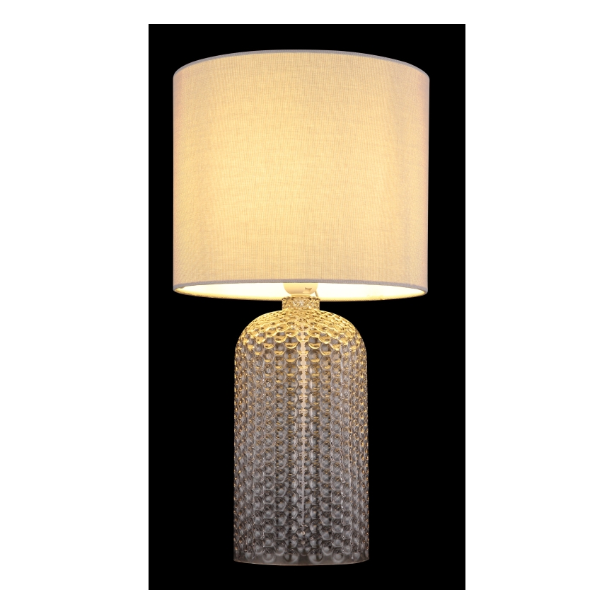 Globo - Stolna lampa 1xE27/60W/230V siva