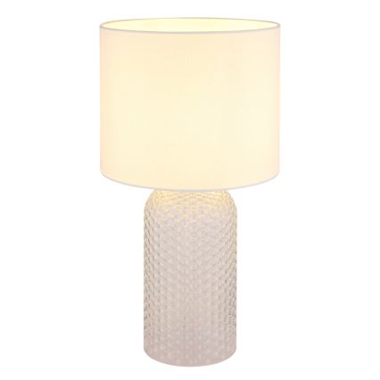 Globo - Stolna lampa 1xE27/60W/230V bijela