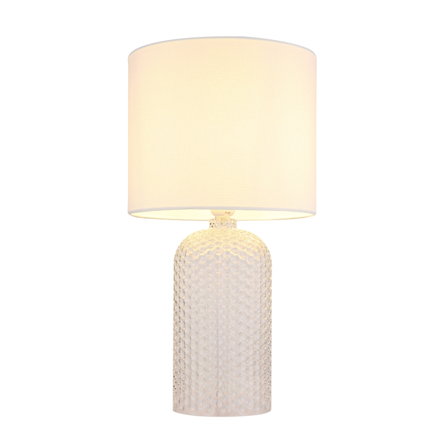 Globo - Stolna lampa 1xE27/60W/230V bijela