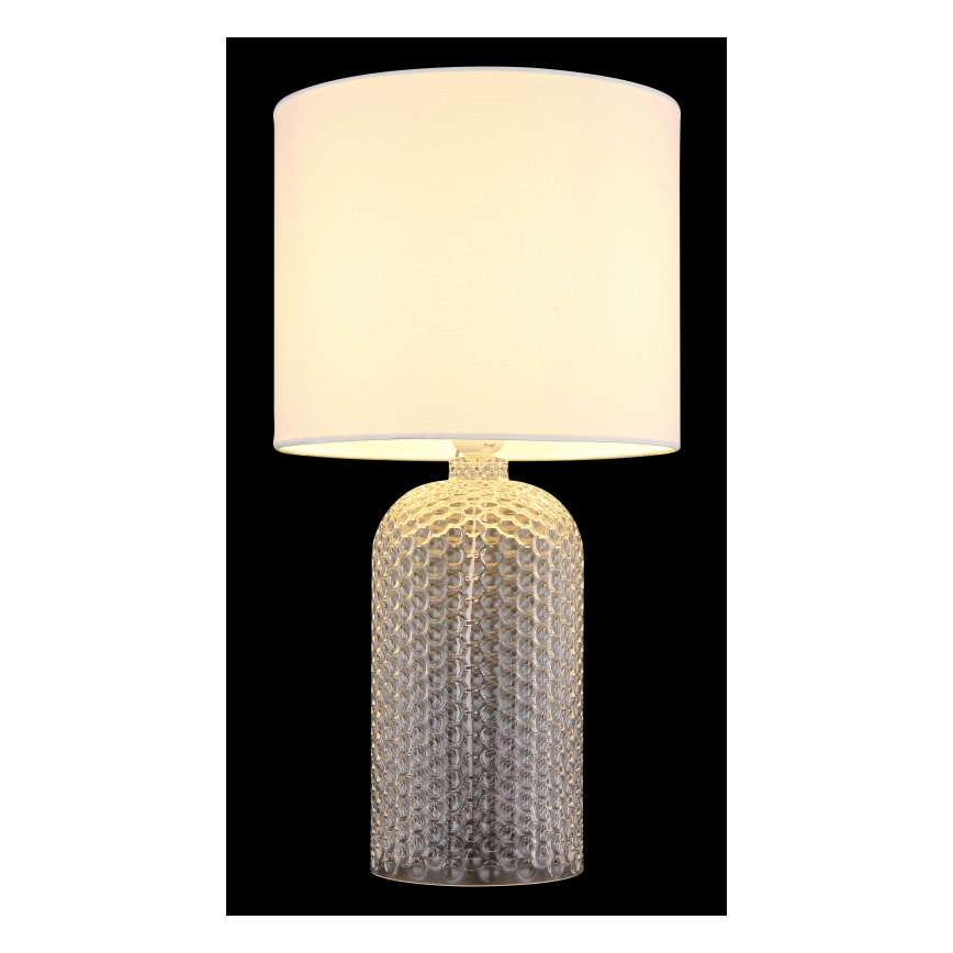 Globo - Stolna lampa 1xE27/60W/230V bijela