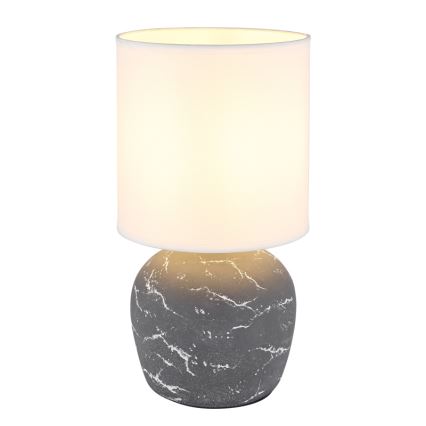 Globo - Stolna lampa 1xE14/40W/230V siva