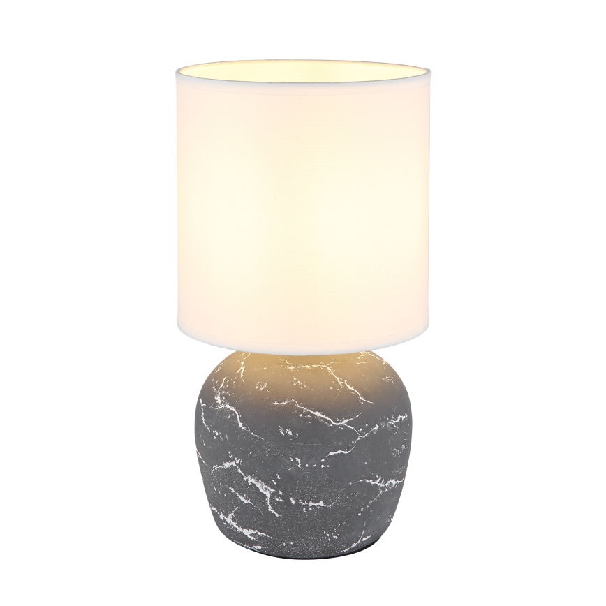Globo - Stolna lampa 1xE14/40W/230V siva