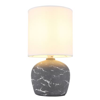 Globo - Stolna lampa 1xE14/40W/230V siva