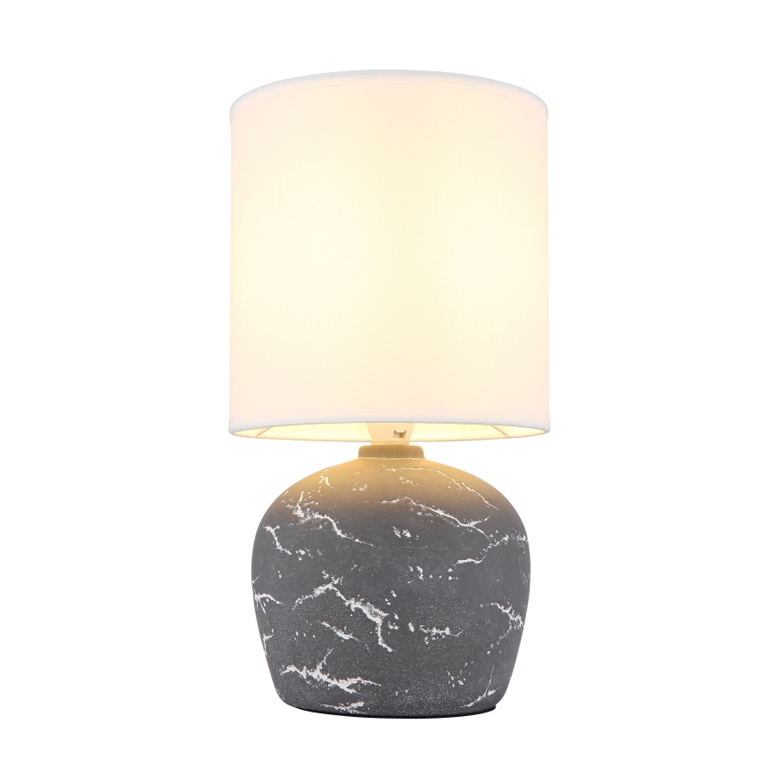 Globo - Stolna lampa 1xE14/40W/230V siva