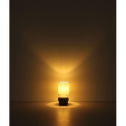 Globo - Stolna lampa 1xE14/40W/230V siva