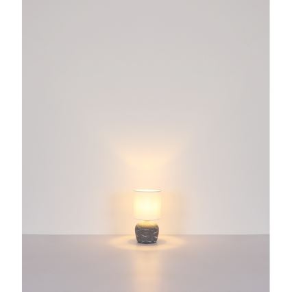 Globo - Stolna lampa 1xE14/40W/230V siva