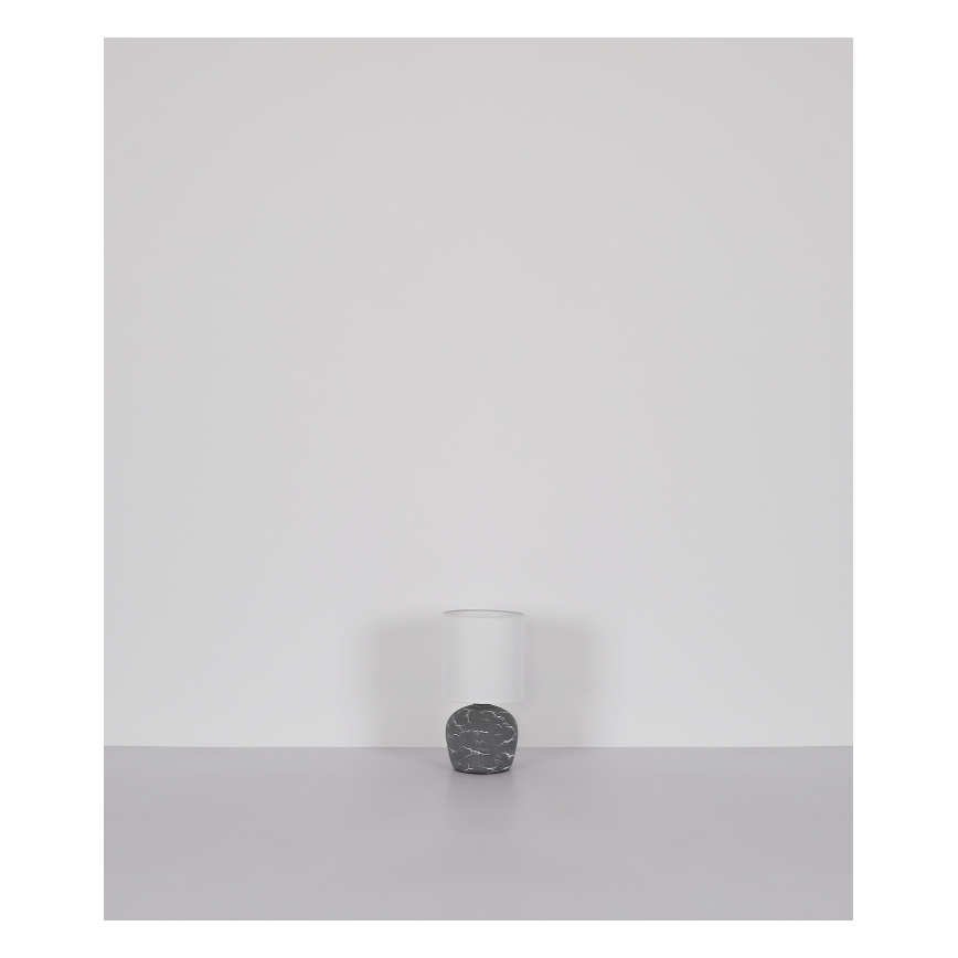 Globo - Stolna lampa 1xE14/40W/230V siva