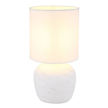 Globo - Stolna lampa 1xE14/40W/230V bijela