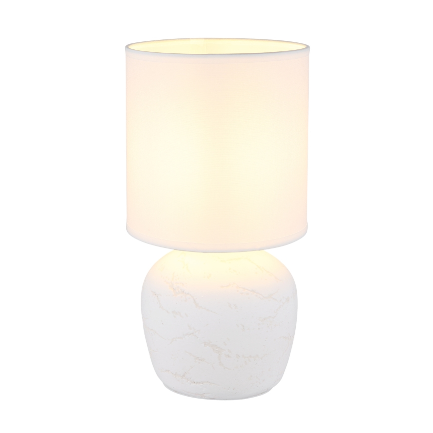 Globo - Stolna lampa 1xE14/40W/230V bijela