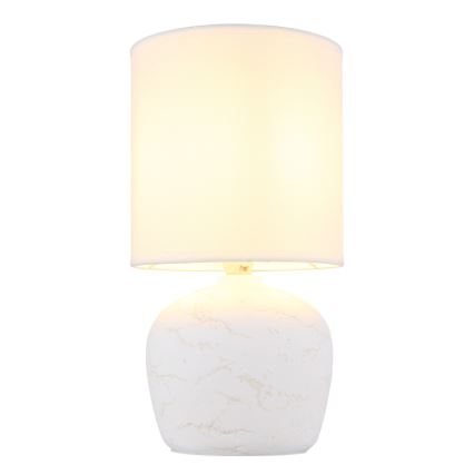 Globo - Stolna lampa 1xE14/40W/230V bijela