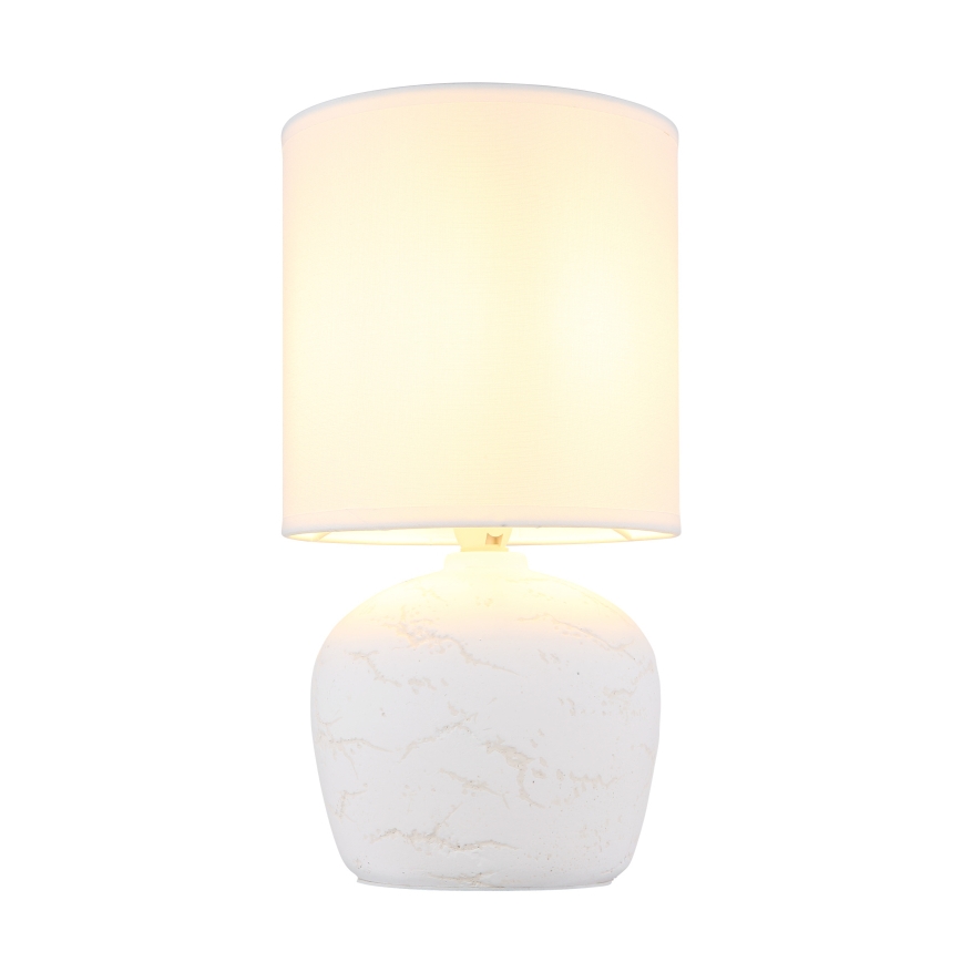 Globo - Stolna lampa 1xE14/40W/230V bijela