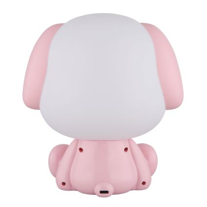 Globo - LED punjiva dječja noćna lampa s mogućnošću prigušivanja svjetla LED/1W/5V 500 mAh ružičasta