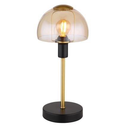 Globo - Stolna dodirna lampa 1xE14/25W/230V crna/zlatna
