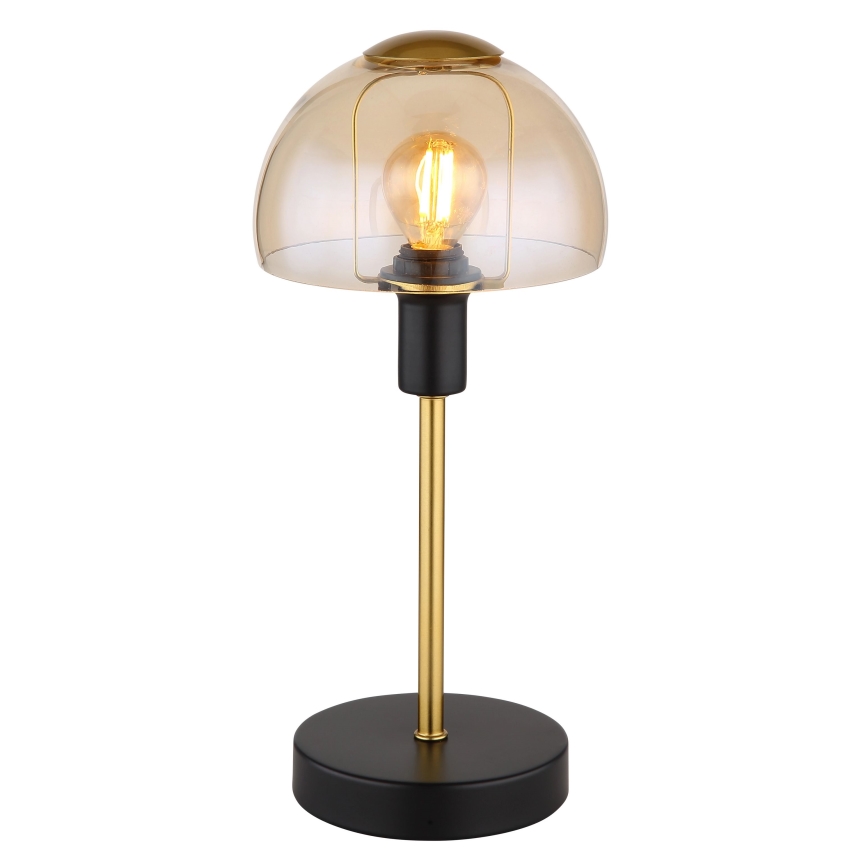 Globo - Stolna dodirna lampa 1xE14/25W/230V crna/zlatna