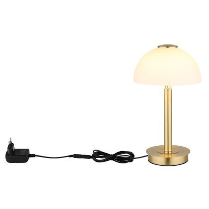 Globo - LED stolna lampa s prigušivanjem i dodirnim upravljanjem LED/7W/230V 3000K mesing
