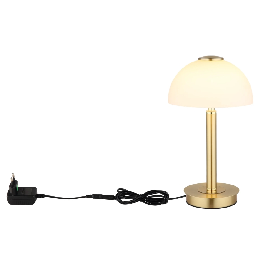 Globo - LED stolna lampa s prigušivanjem i dodirnim upravljanjem LED/7W/230V 3000K mesing