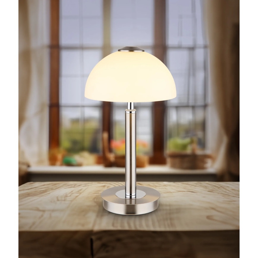 Globo - LED Stolna lampa s dodirnim upravljanjem i prigušivanjem LED/7W/230V 3000K matni krom