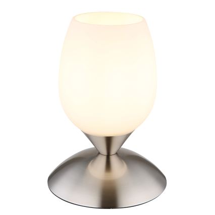 Globo - Stolna dodirna lampa 1xE14/25W/230V mat krom