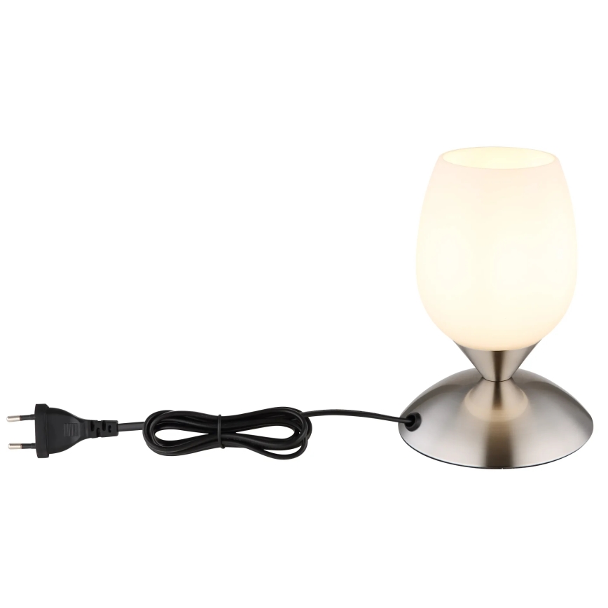 Globo - Stolna dodirna lampa 1xE14/25W/230V mat krom