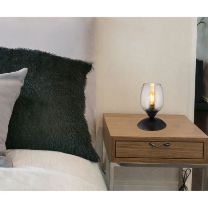 Globo - Stolna dodirna lampa 1xE14/25W/230V crna