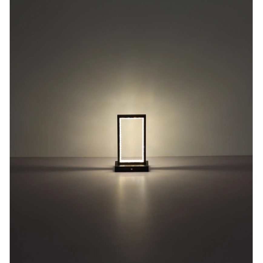 Globo - LED Prigušiva stolna lampa na dodir LED/3W/3,7V 2700K/4000K/6500K 1800 mAh USB crna