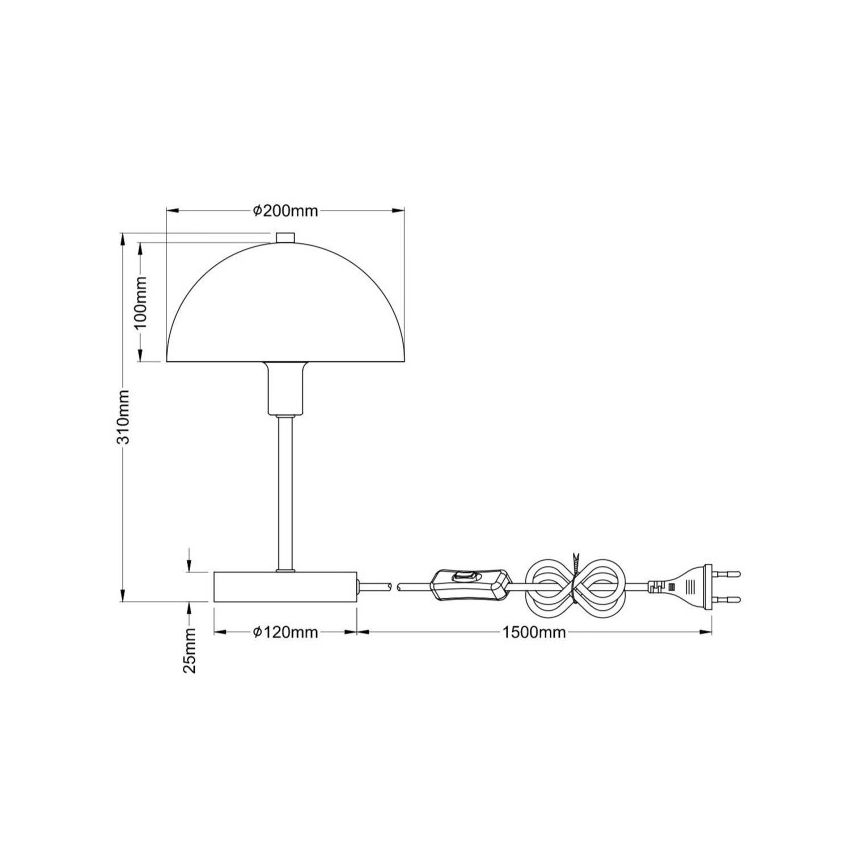 Globo - Stolna svjetiljka 1xE14/40W/230V