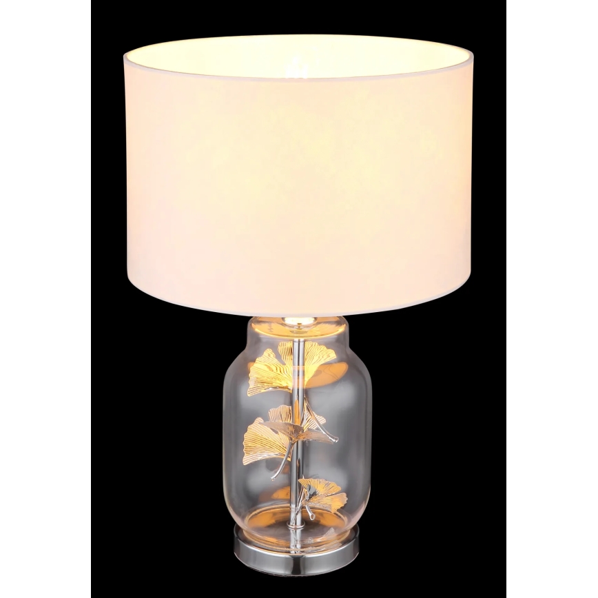 Globo - Stolna lampa 1xE27/40W/230V bijela