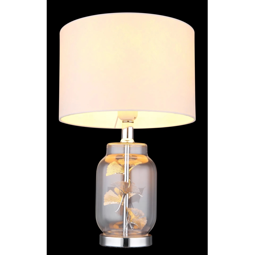Globo - Stolna lampa 1xE27/40W/230V bijela