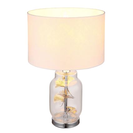 Globo - Stolna lampa 1xE27/40W/230V bijela